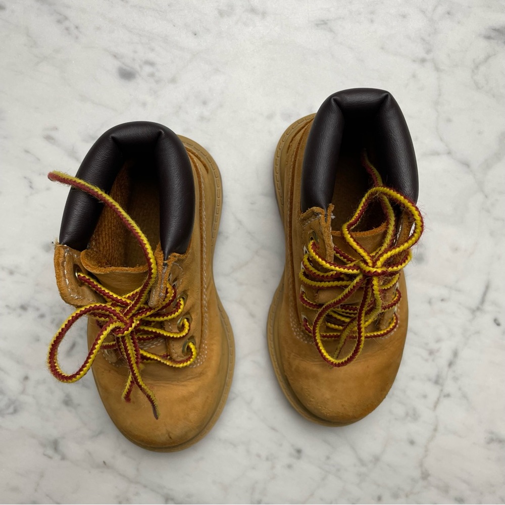 Timberland Toddler 7 Suede Leather Winter Work Boots - Picture 13 of 14